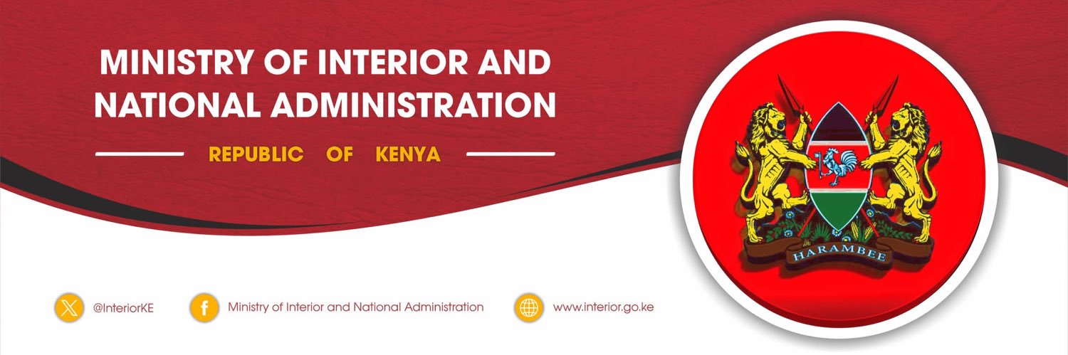 Ministry of Interior | Kenya's banner