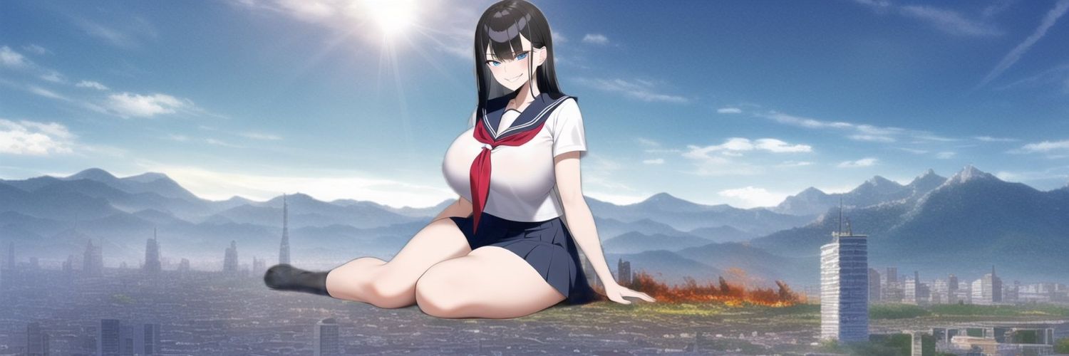 藍's banner