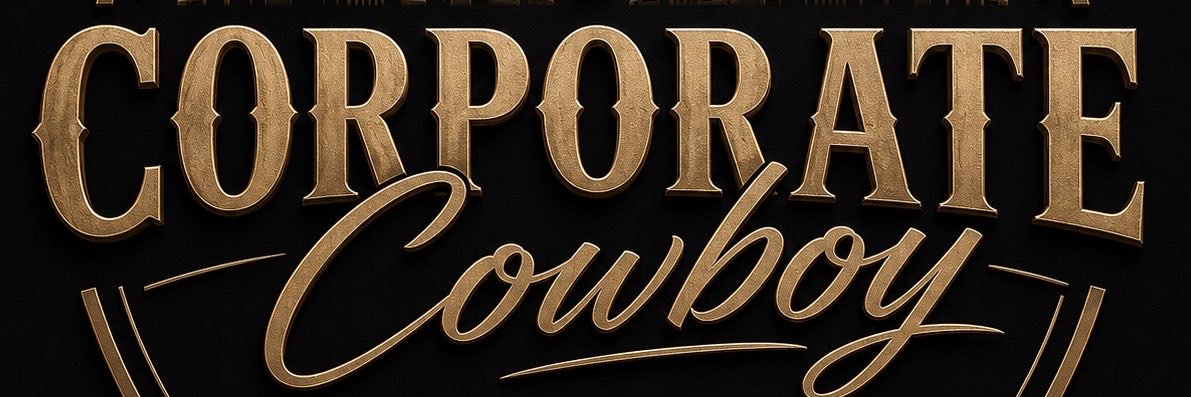 corporate cowboy's banner