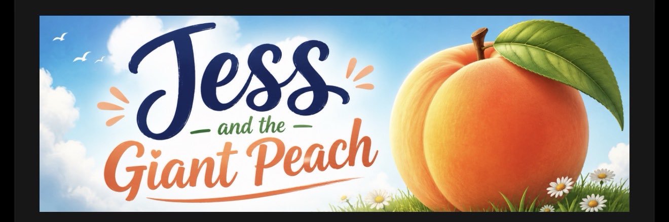 Jess and the Giant Peach's banner