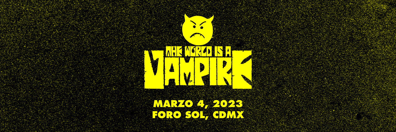 The World Is A Vampire's banner