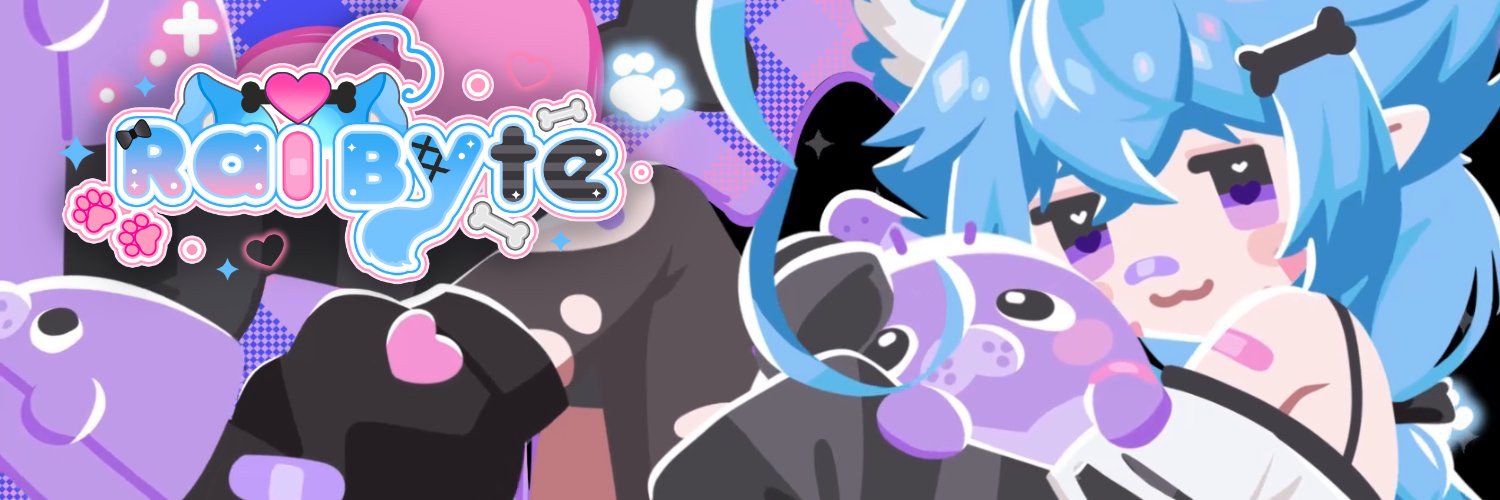 Rai 🩹💜🦴 | DOGGY VTUBER |'s banner