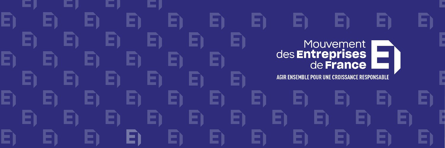 Mouvement des Entreprises de France's banner