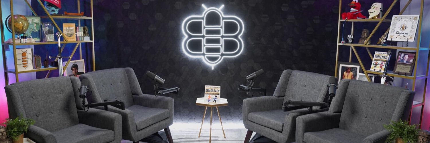 The Babylon Bee Podcast's banner