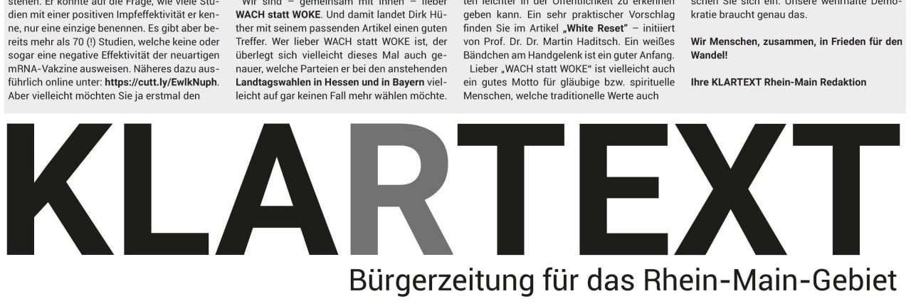 Klartext Rhein-Main's banner