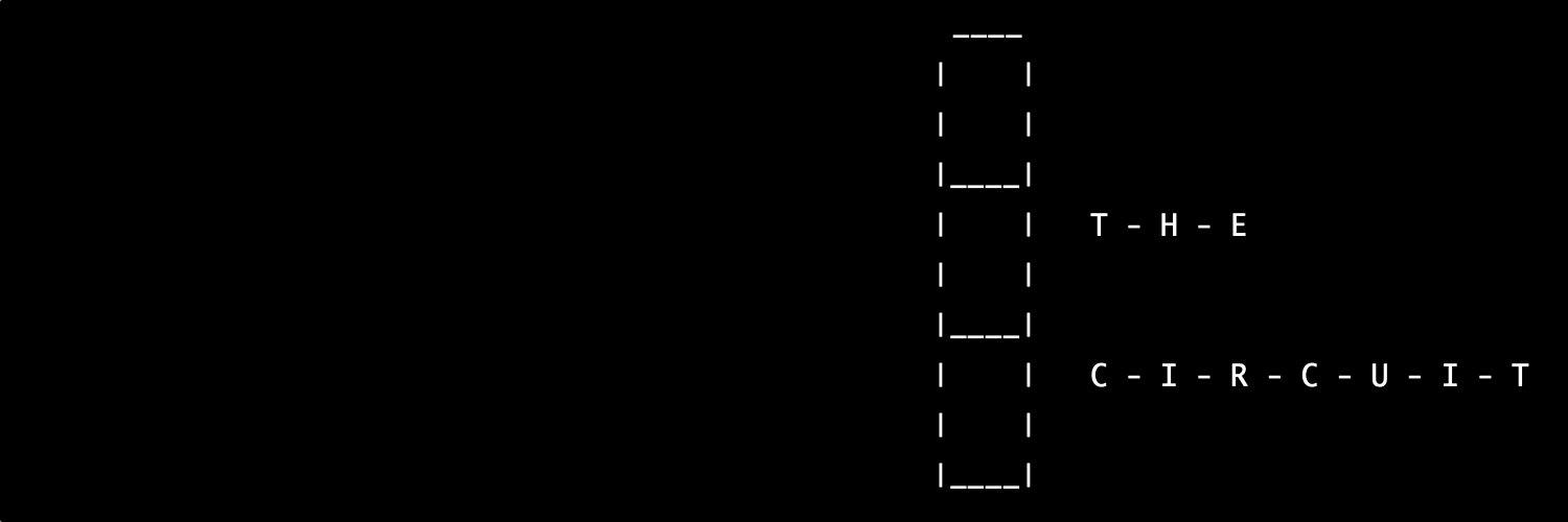 The Circuit's banner