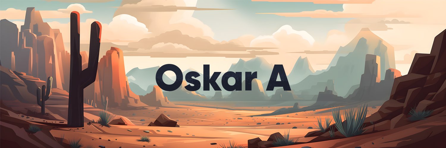 Oskar Arnarson's banner