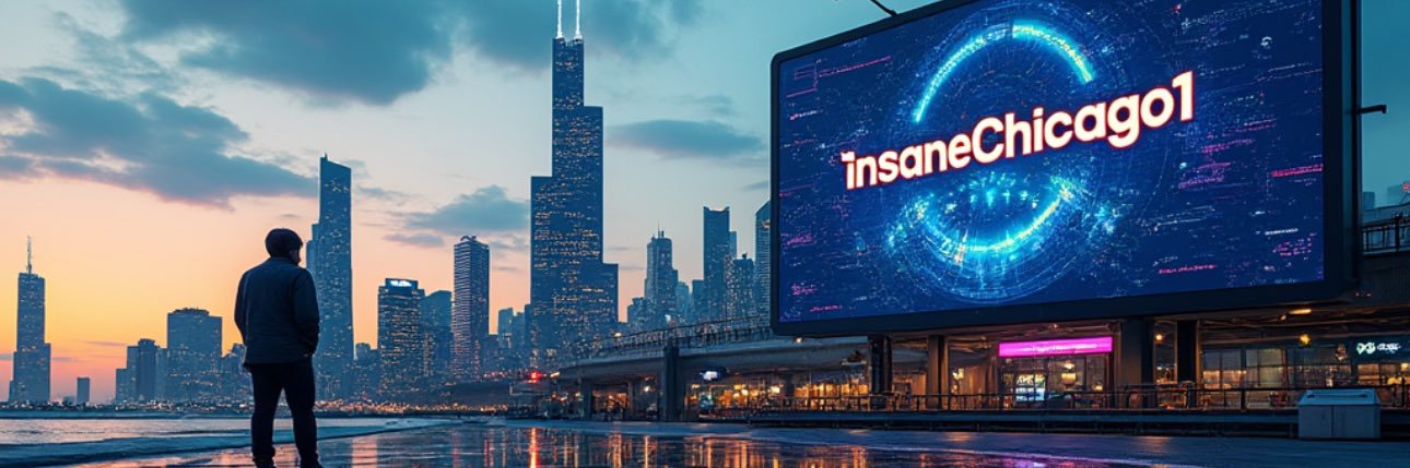 Chicagoland man's banner