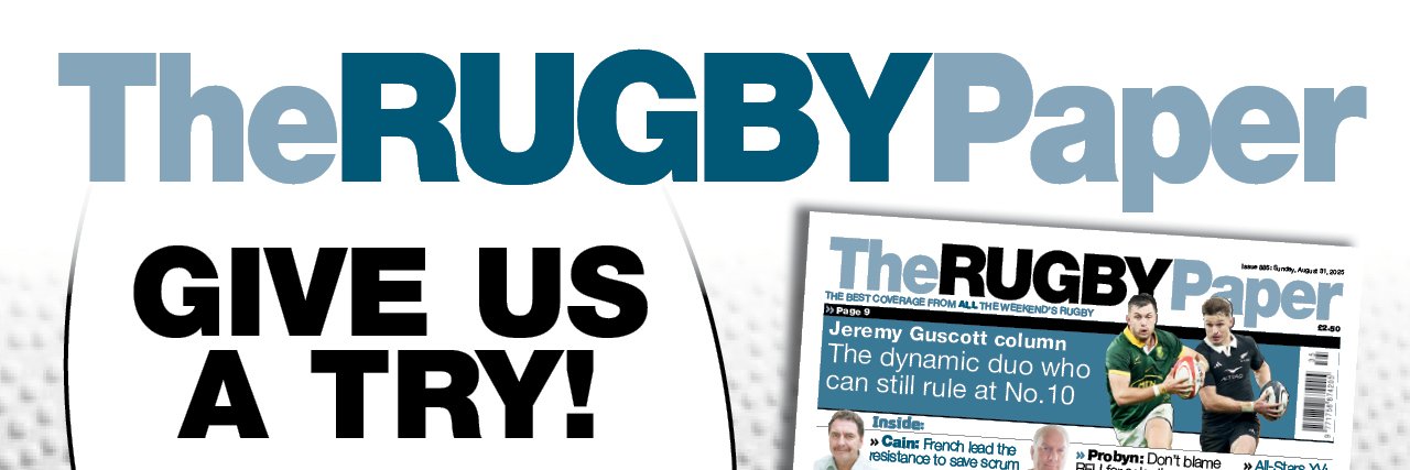 The Rugby Paper's banner