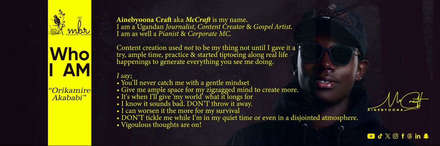 McCraft Ainebyoona's banner