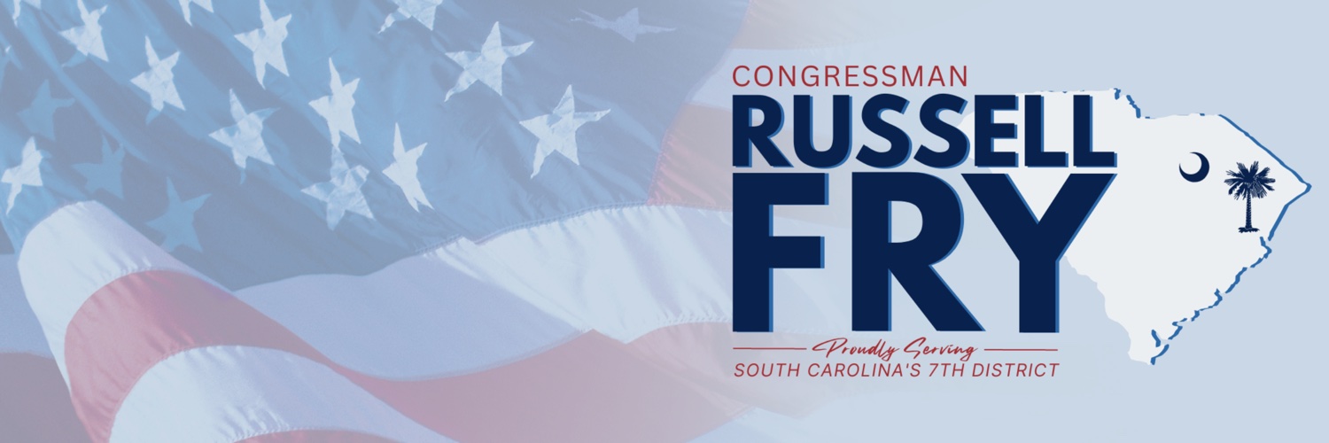 Congressman Russell Fry's banner