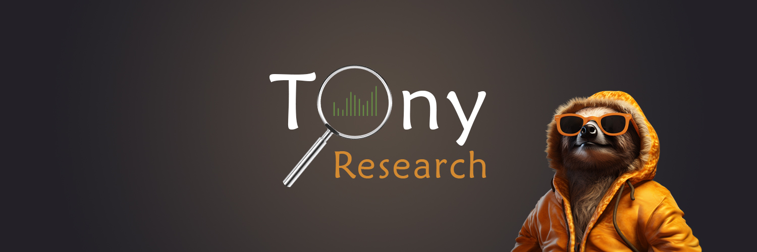 Tony Research's banner