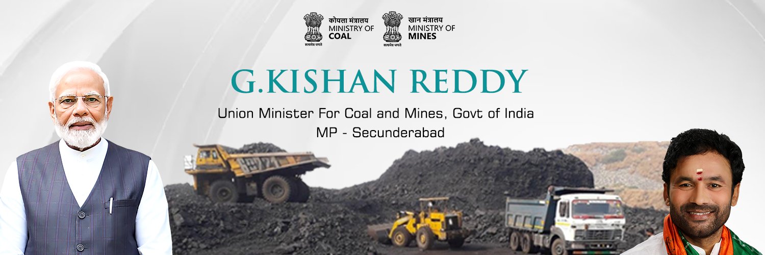 G Kishan Reddy's banner