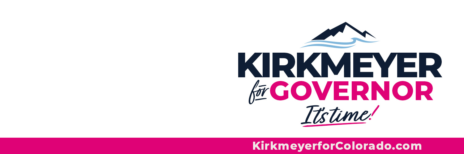Barb Kirkmeyer for Governor's banner