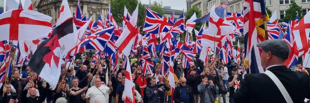 Britain First's banner
