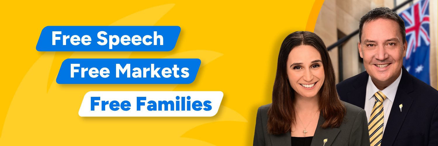 Gemma Noiosi - Libertarian for NSW's banner
