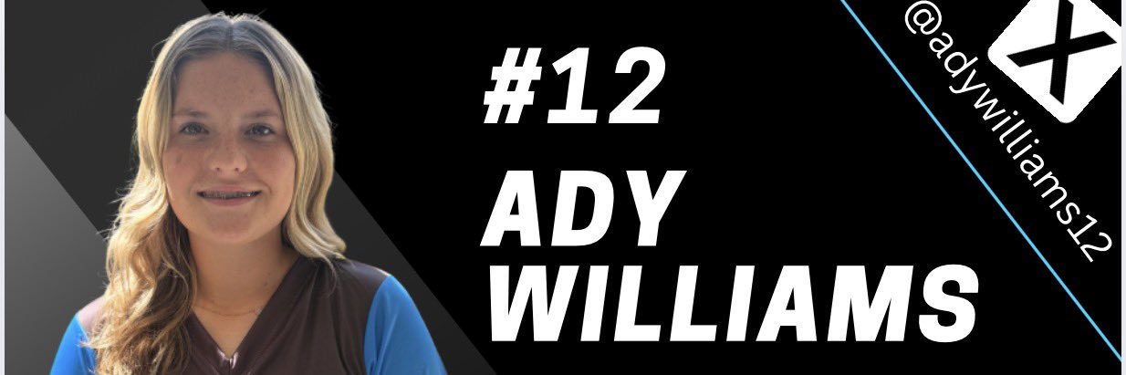 Ady Williams 2028's banner