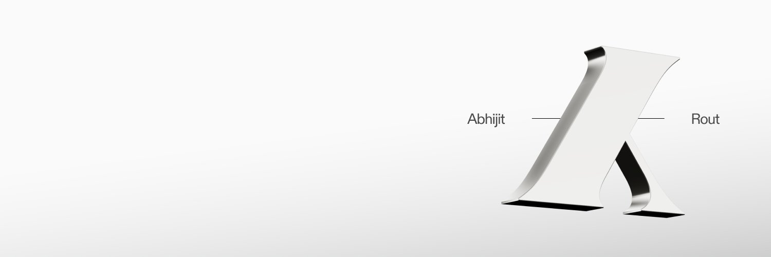Abhijit R.'s banner