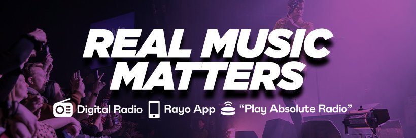 Absolute Radio's banner