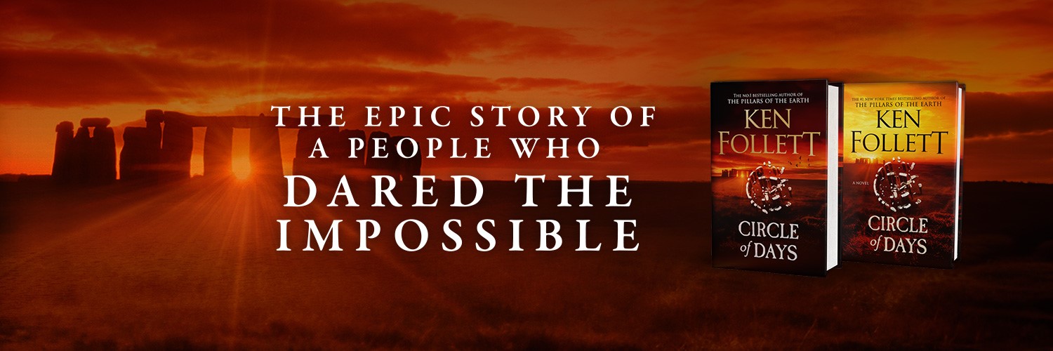 Ken Follett's banner