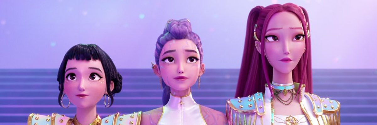 Rumi (demon hunter and lead singer for Huntrix)'s banner