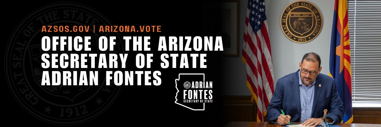 Arizona Secretary of State's banner