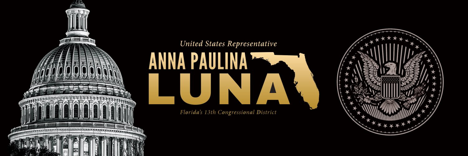 Rep. Anna Paulina Luna's banner