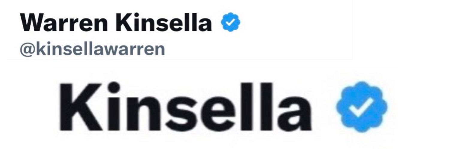 Warren Kinsella's banner