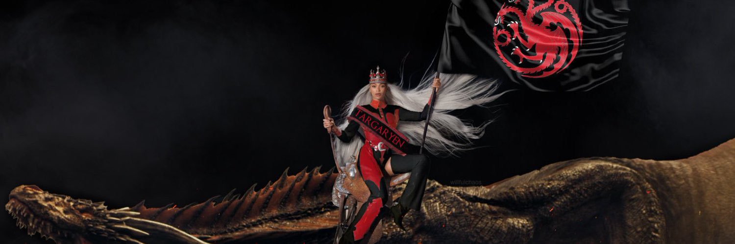 cam is defending rhaenyra targaryen's banner