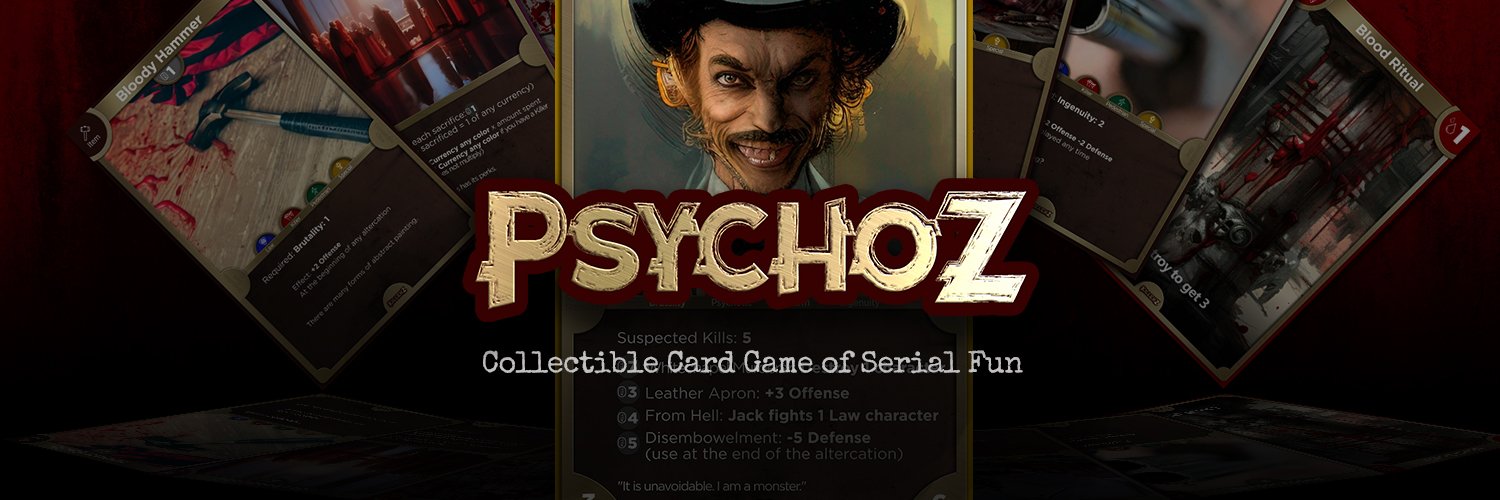 Psychoz Collectible Card Game - Minting Now!'s banner