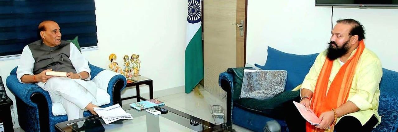 Wing Commander (Dr.) Pushkal Vijay Dwivedi's banner
