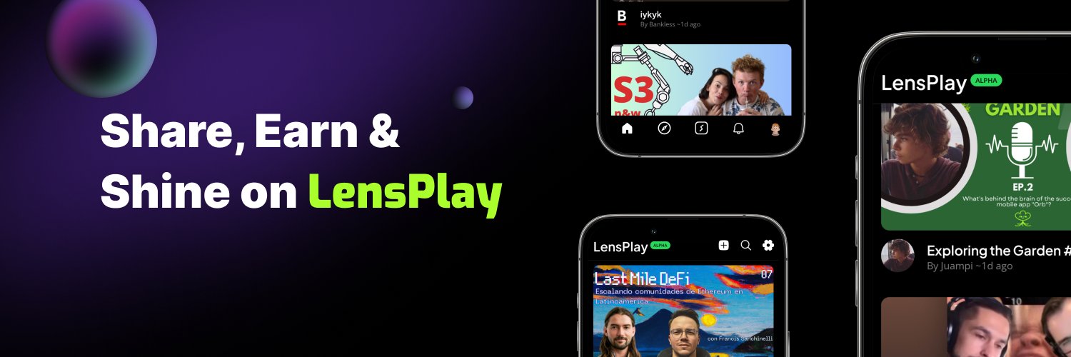 LensPlay's banner