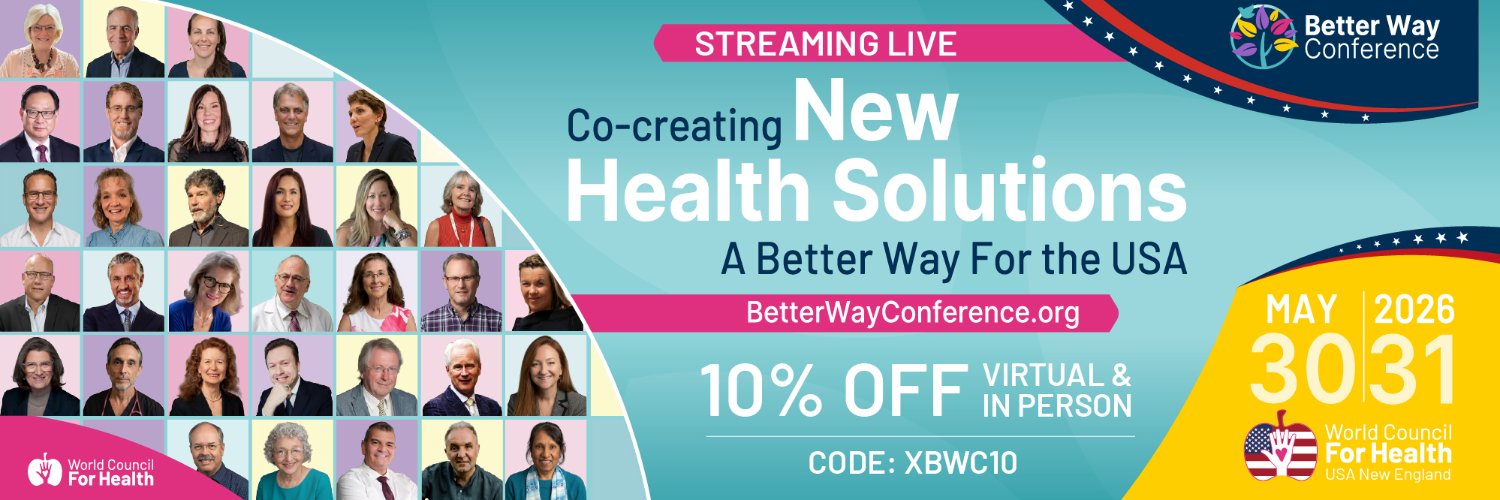 World Council for Health (WCH)'s banner