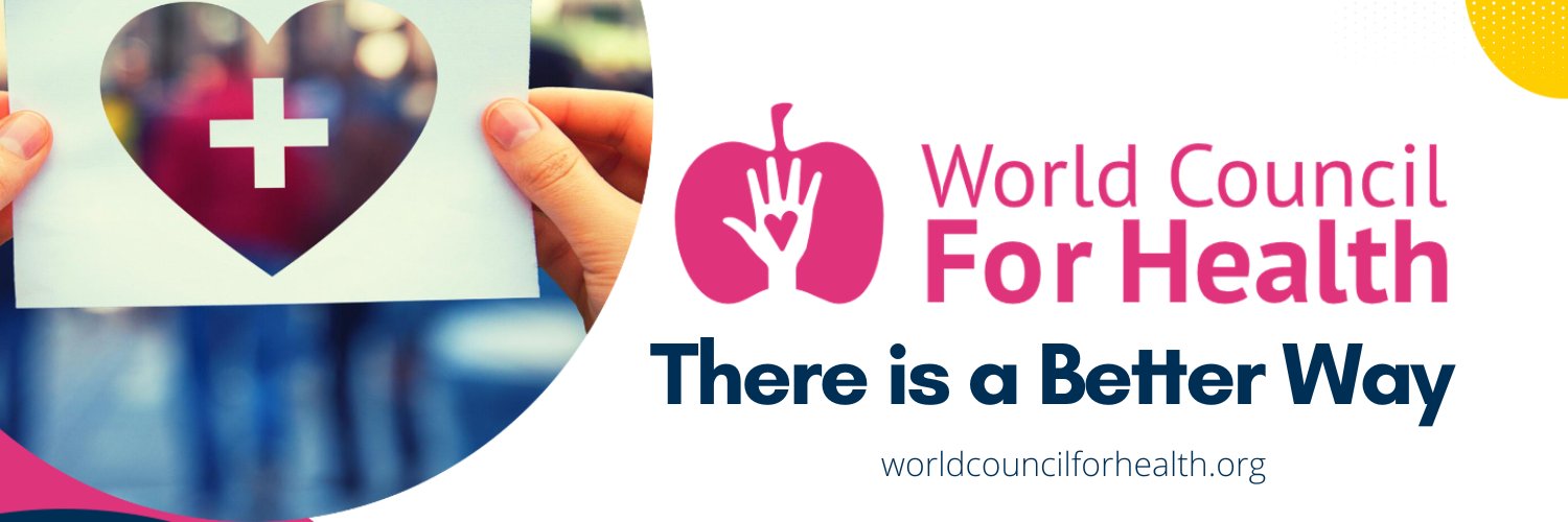 World Council for Health (WCH)'s banner