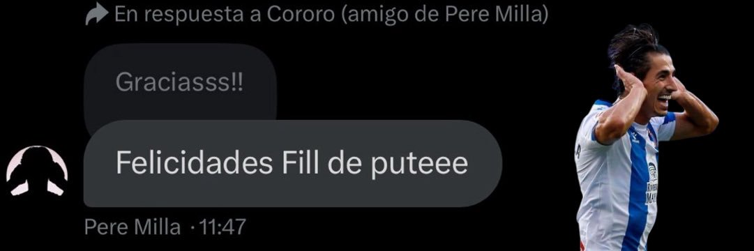 Cororo (amigo de Pere Milla)'s banner