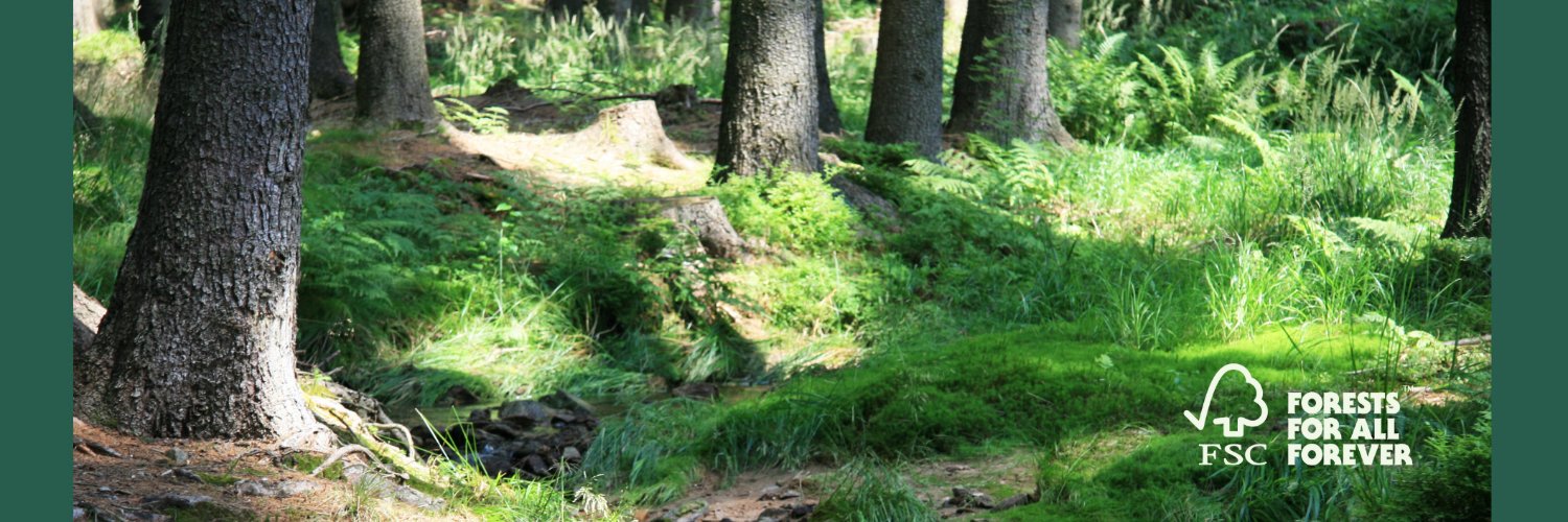 Forest Stewardship Council's banner