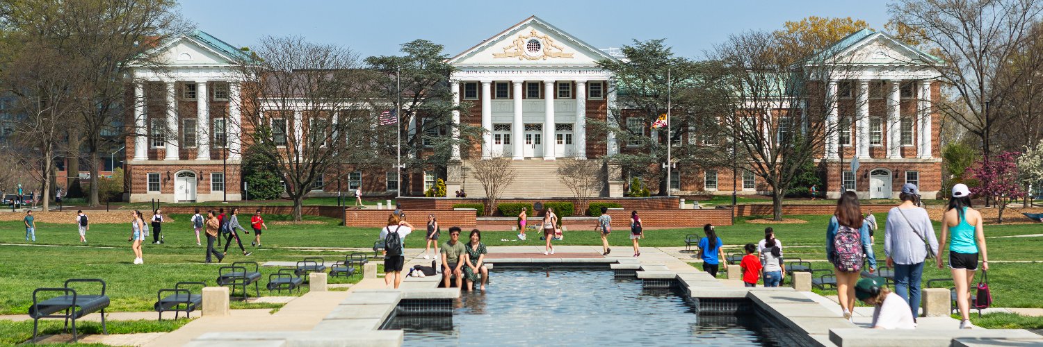 Univ. of Maryland's banner