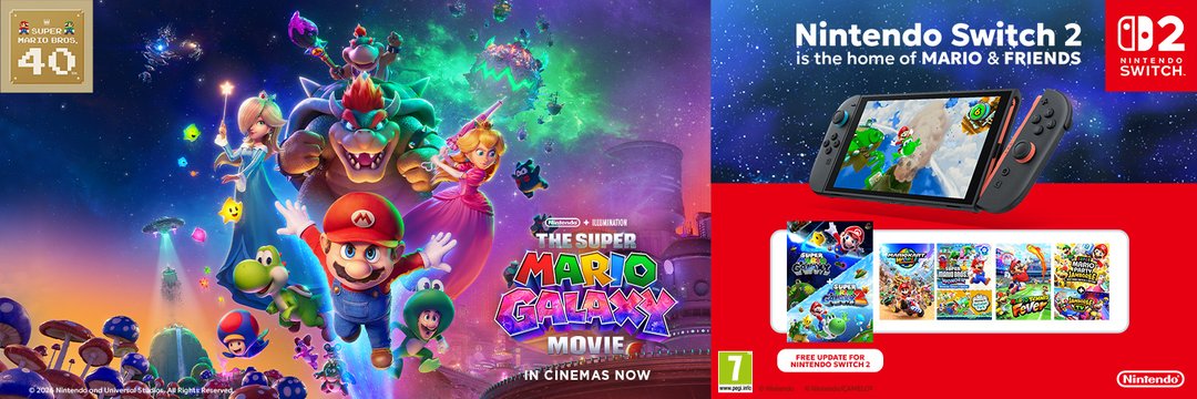 Mario's banner