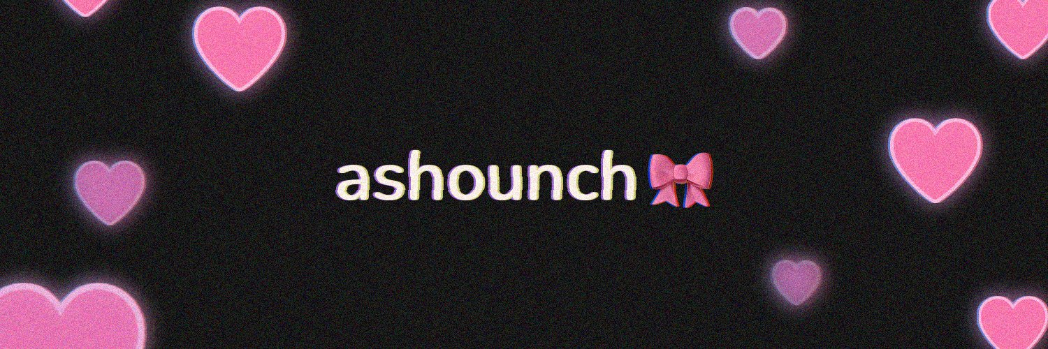 asho 🎀's banner
