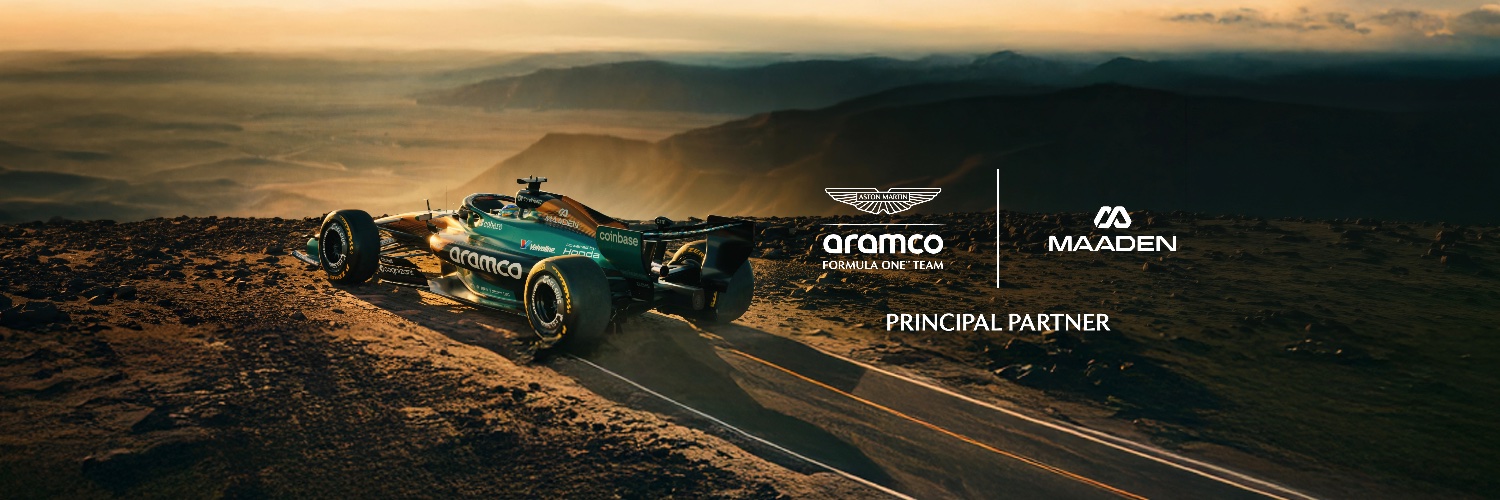 Aston Martin Aramco F1 Team's banner