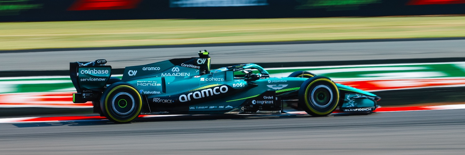 Aston Martin Aramco F1 Team's banner