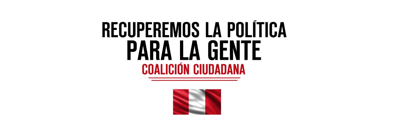 Coalición Ciudadana's banner