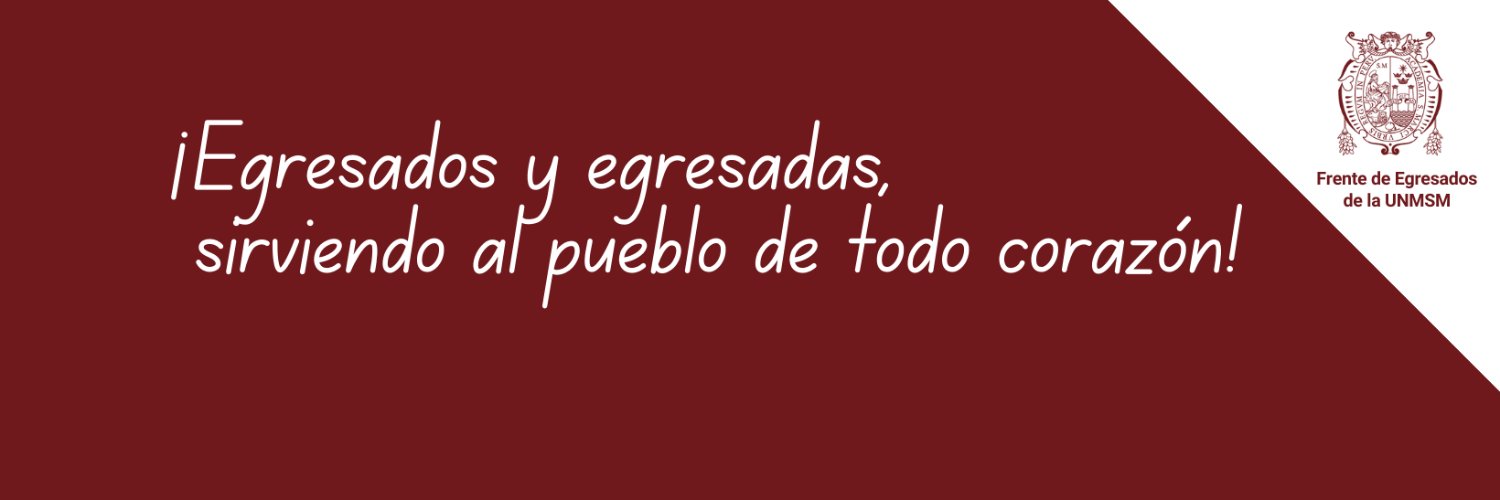 Egresados UNMSM's banner