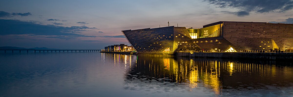 V&A Dundee's banner