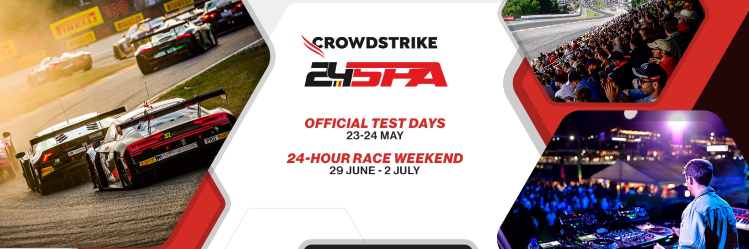 CrowdStrike 24Hours of Spa's banner