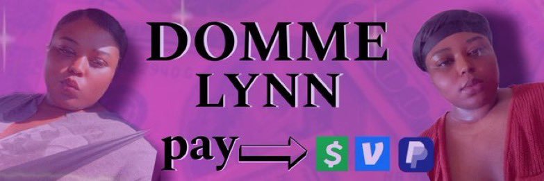 Domme Lynn 🧎🏼👢's banner