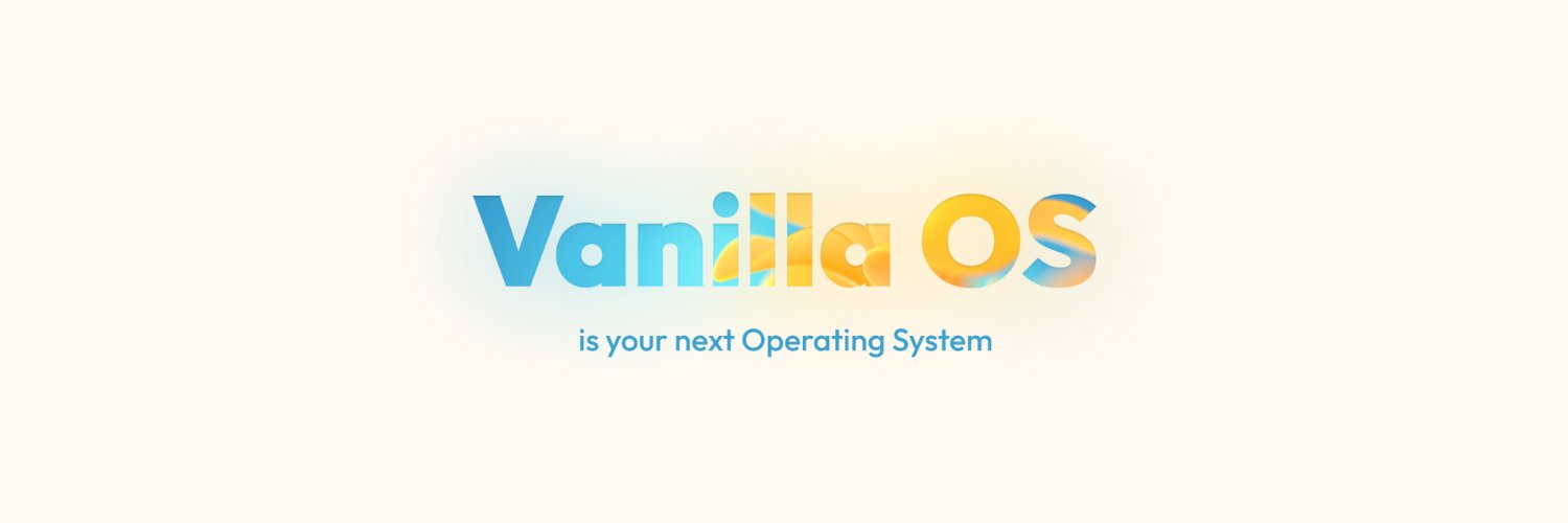 Vanilla OS's banner
