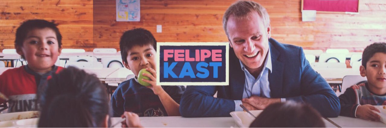 Felipe Kast's banner