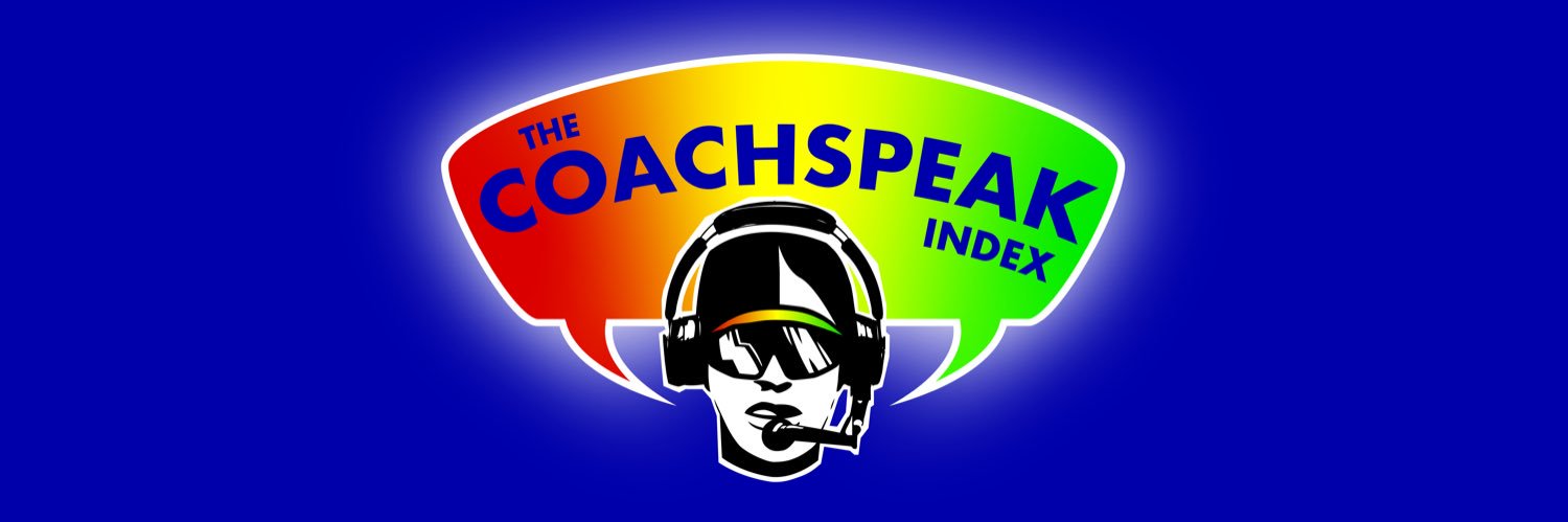 The Coachspeak Index's banner