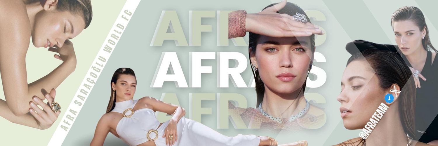 Afra Saraçoğlu World Fan Club's banner